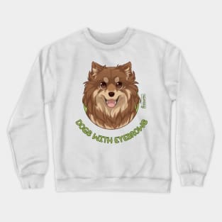 Dogs with eyebrows - Finnish Lapphund Crewneck Sweatshirt